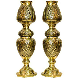 ENGRAVED CANDLESTICK