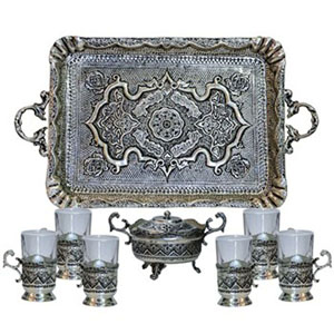 ENGRAVING TEA SERVICE